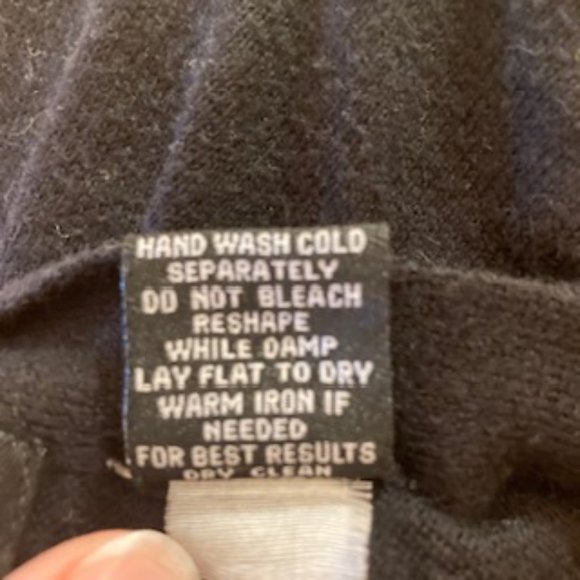 Cashmere/Cotton High Low Open Front Cardigan - Picture 5 of 7